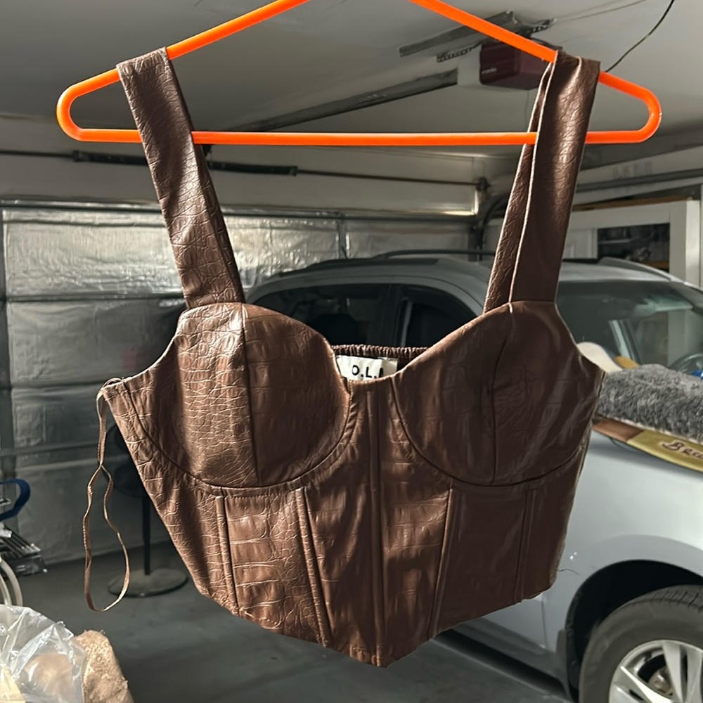 Brown bralette medium